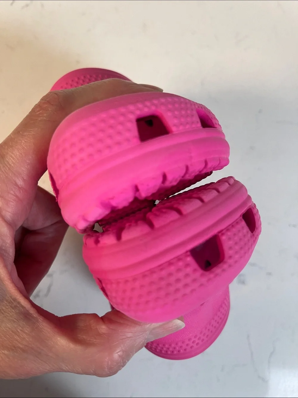Crocs Classic Clogs Kids Size 7 Pink 206990 Barbie Pink